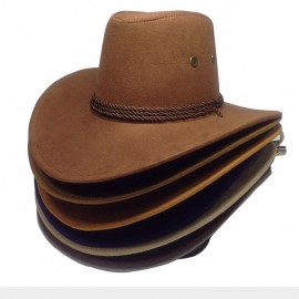 Logo Printed Faux Felt Cowboy Hat