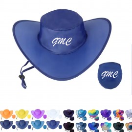 Custom Nylon Cowboy Hat with Pouch  Custom Nylon Cowboy Hat with Pouch