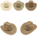 Customized Knitted Cowboy Hat For Farmers And Camping Fans