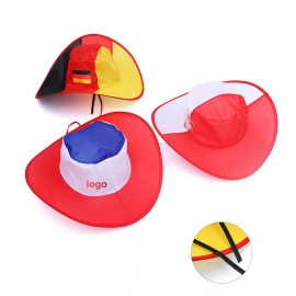 Customized Foldable Fan Hat
