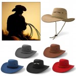 Customized Faux Leather Cowboy Hat