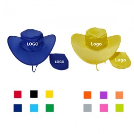 Logo Printed Foldable Cowboy Hat