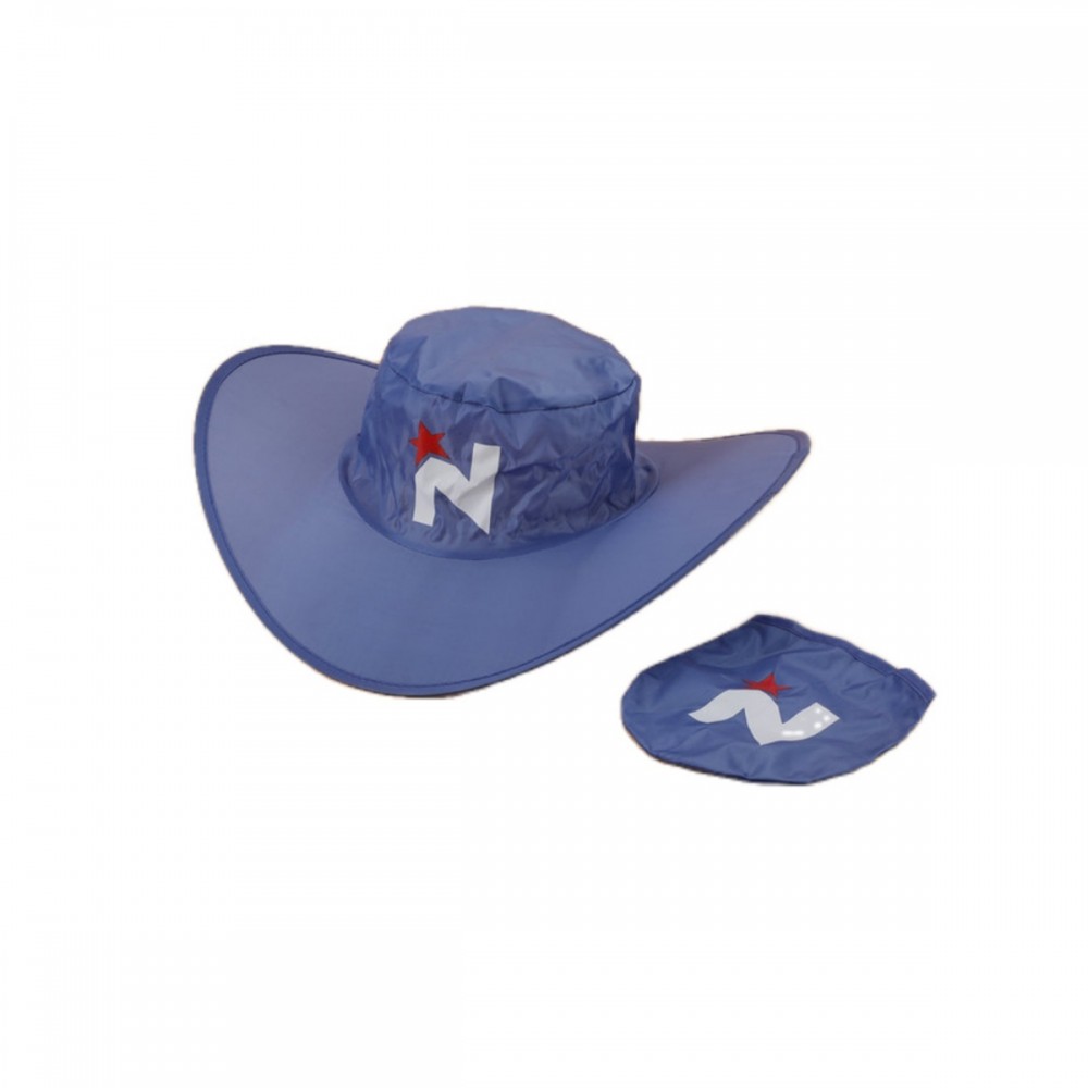 Personalized Polyester Cowboy Hat w/ Storage Pouch