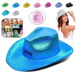 Personalized Holographic Cowboy Hat