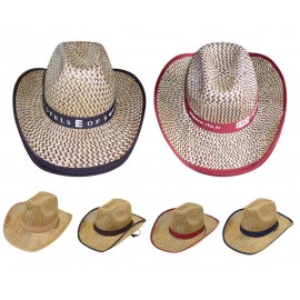 Personalized Western Cowboy Cowgirl Hat w/Custom Ribbon Band