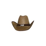 Customized Straw Cowboy Hat with Customizable Band