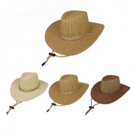 Branded Western Cowboy Straw Hat