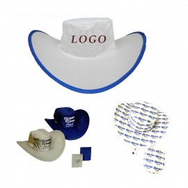 Branded Customized Folding Cowboy Hat