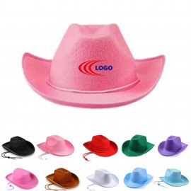 Customized Western Suede Cowboy Hat MOQ 20PCS