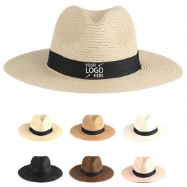 Branded Wide Brim Sun Hat  Branded Wide Brim Sun Hat