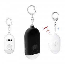 Rechargeable SOS Alarm With Flashlight Logo Printed