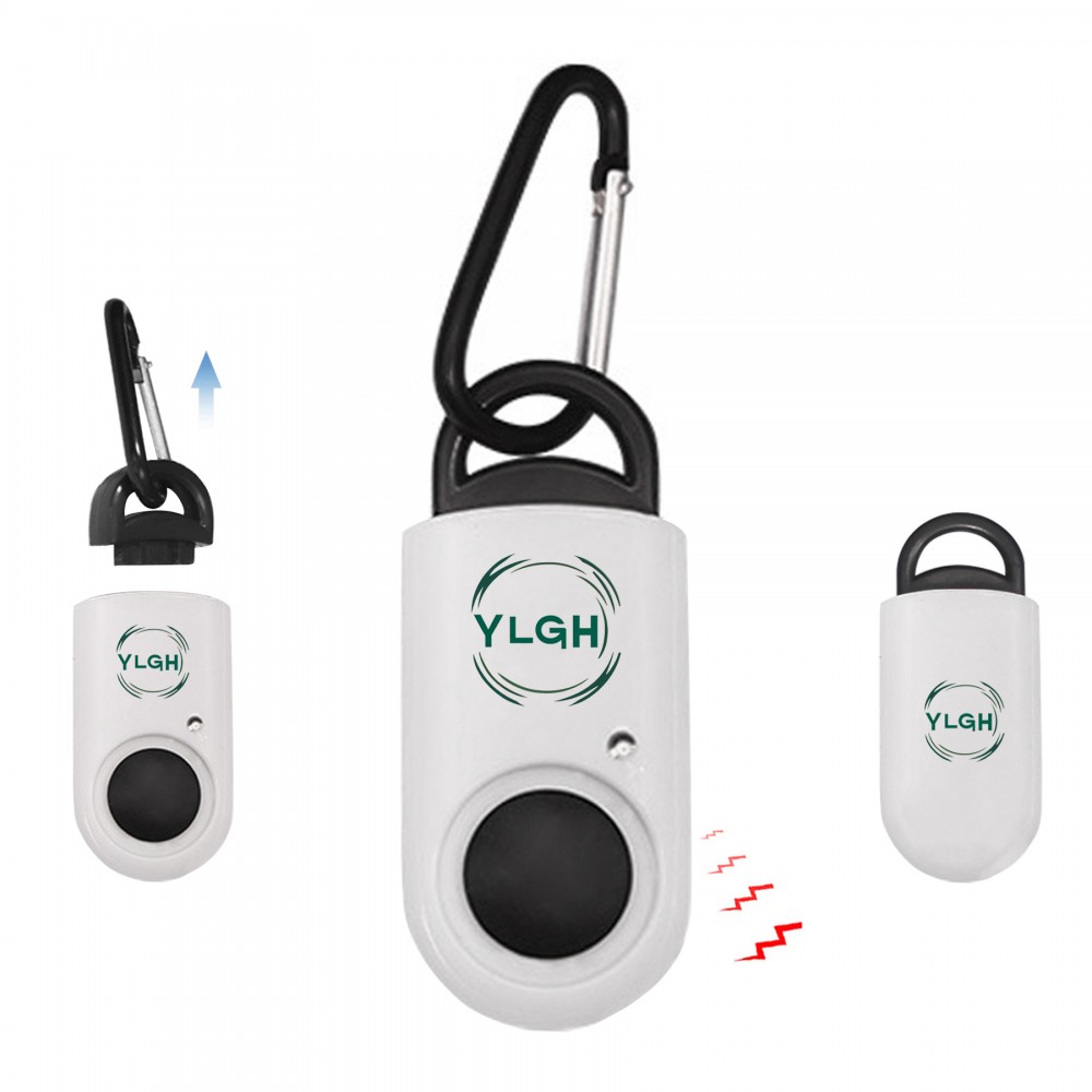 Custom Imprinted Safety Alarm With Carabiner