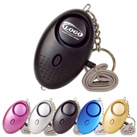 Personal Safe Alarm Keychain with LED Light Branded