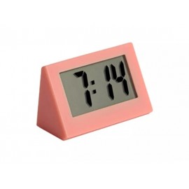 Mini Digital LCD Alarm Clock Logo Printed