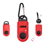 Logo Printed Safety Alarm With Carabiner