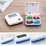 Digital Pill Box w/4 Compartments Logo Printed