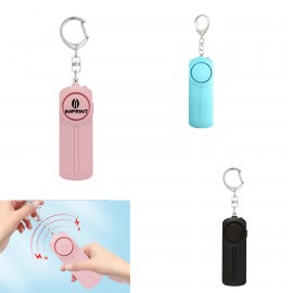 Custom Imprinted Self Defense Personal Alarm Keychain With Led Light