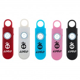 Portable Personal Safety Alarm Keychain with Light Custom Imprinted