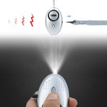 Custom Imprinted Safety Alarm Keychain With LED Light
