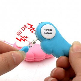 90DB Angel Wing-Shaped Safe Sound Personal Alarm w/Strip Branded  90DB Angel Wing-Shaped Safe Sound Personal Alarm w/Strip Branded