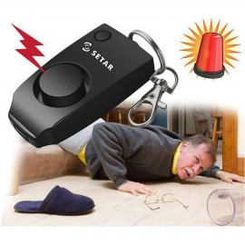 Branded Compact Safety Alarm Keychain