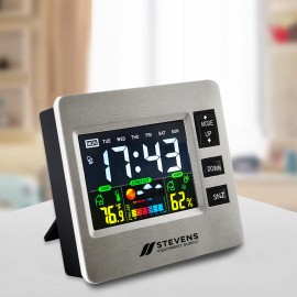 Multifunction Electronic Clock with LCD Weather Display Temperature Humidity Branded  Multifunction Electronic Clock with LCD Weather Display Temperature Humidity Branded