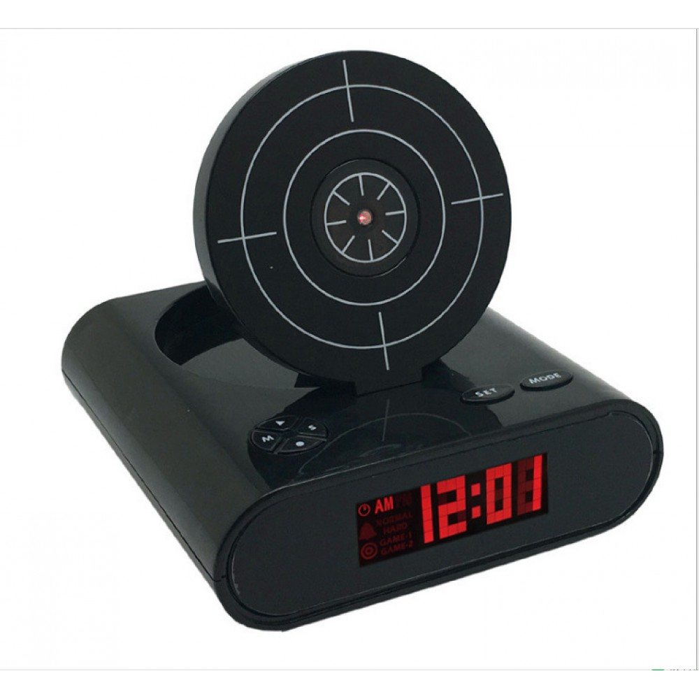 Shooting Creative Electronic Alarm Clock Custom Imprinted Shooting Creative Electronic Alarm Clock Custom Imprinted