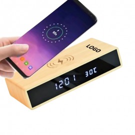 Digital Alarm Clock Logo Printed