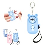 Bear Shaped Safety Alarm With Flashlight Logo Printed