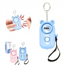 Bear Shaped Safety Alarm With Flashlight Custom Imprinted  Bear Shaped Safety Alarm With Flashlight Custom Imprinted