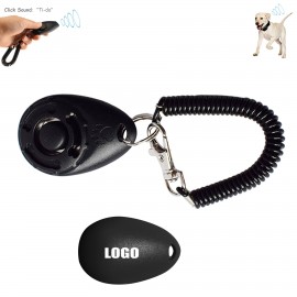 Branded Durable Metal Pet Sound Clicker With Elastic Band  Branded Durable Metal Pet Sound Clicker With Elastic Band