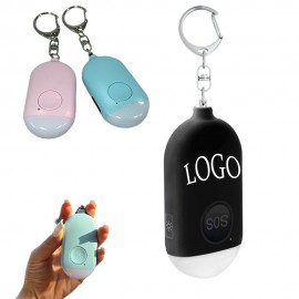 Logo Printed Portable Emergency Self-Defense Siren Keychain