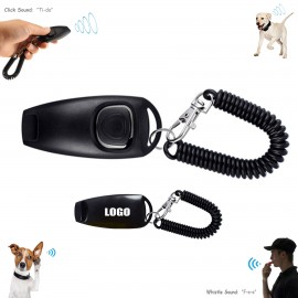 Branded Whistle Pet Sound Clicker With Key Ring