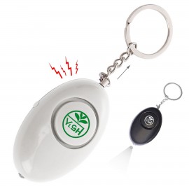 Safety Alarm With Flashlight Logo Printed  Safety Alarm With Flashlight Logo Printed