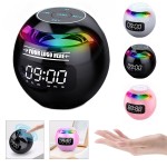 Branded Colorful Alarm Clock Bluetooth Speaker