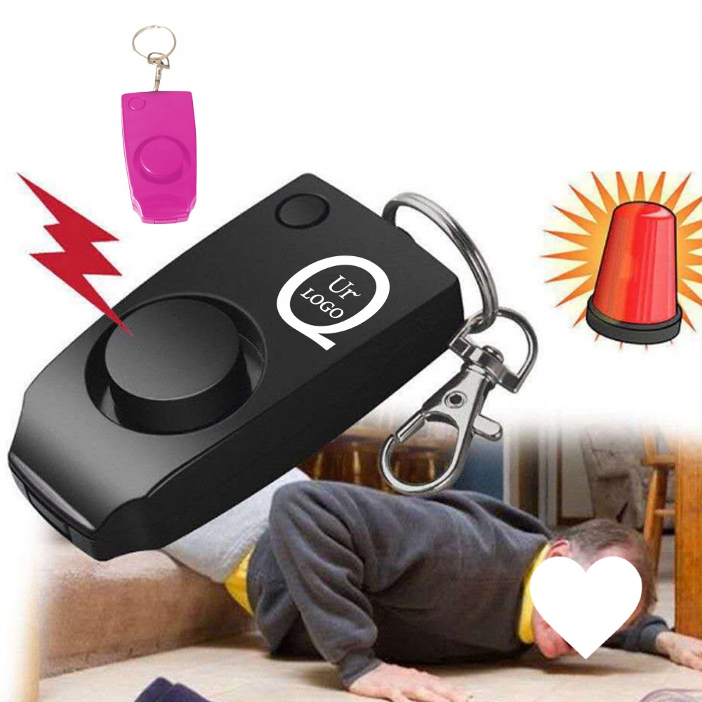 Logo Printed Screaming Wolf Alarm