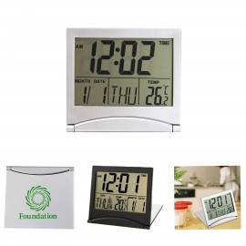 Custom Imprinted Folding Digital Alarm /Thermometer
