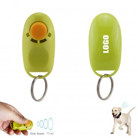 Custom Imprinted Durable Pet Training Loud Sound Clicker With Key Ring