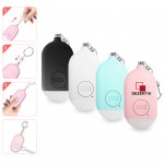 Branded Rechargeable Safety Alarm Keychain w/ LED