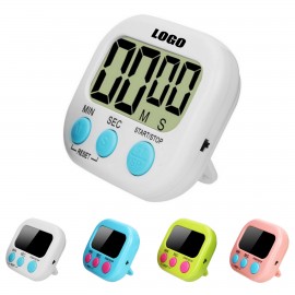Count Down And Up Digital Timer With Alarm Magnet Back And Kickstand Custom Imprinted