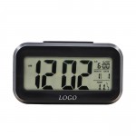 Logo Printed Digital Alarm Clock with LED Display & Temperature Larger