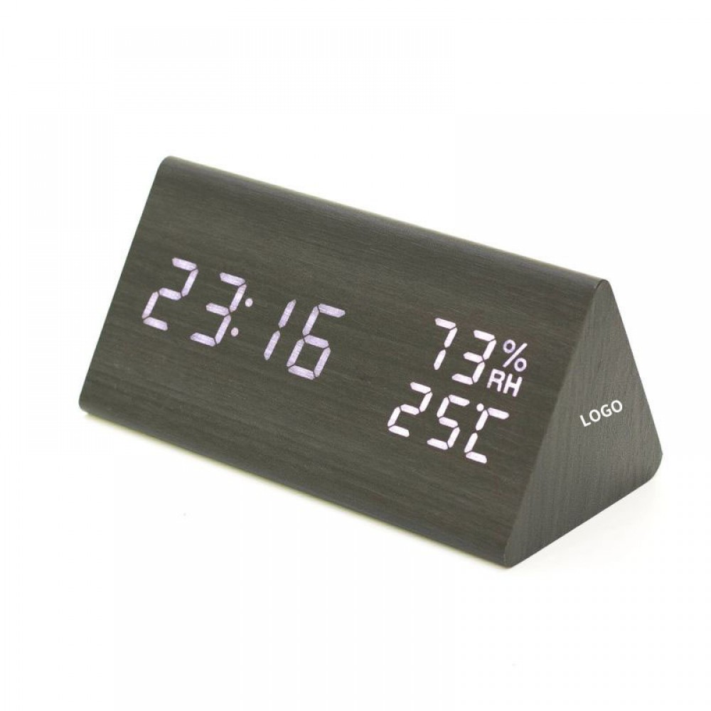 Branded Triangle Alarm Clock