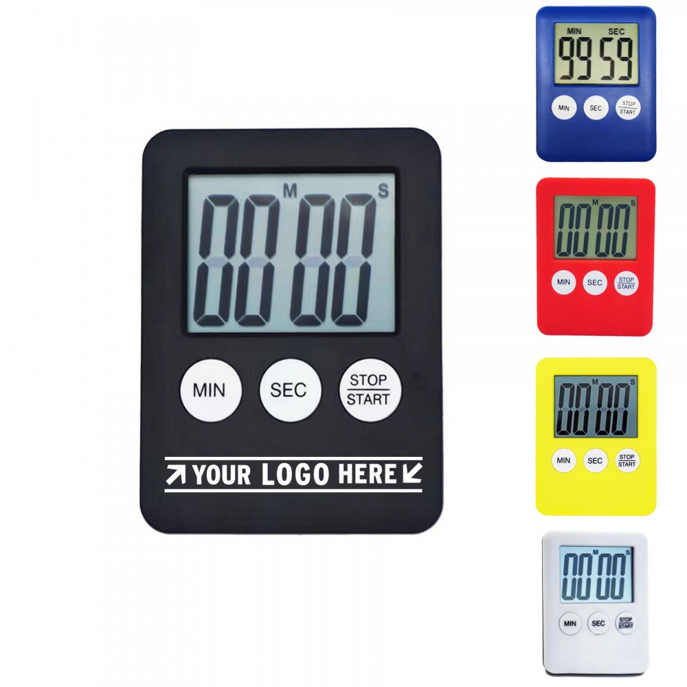Branded Digital Kitchen Timer with Magnet