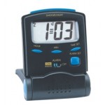 Deluxe Jumbo Size LCD Travel Alarm Clock Logo Printed