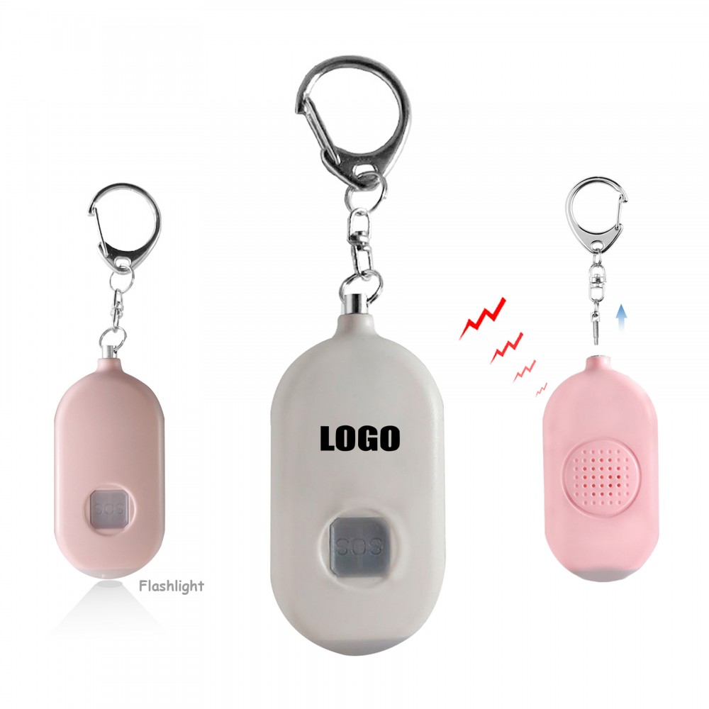 Branded Rechargeable Alarm With Flashlight