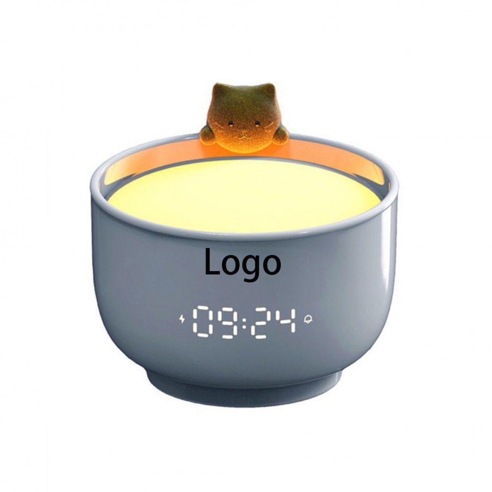 Alarm Clock with LED Night Light Custom Imprinted