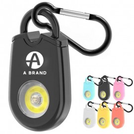 Branded Personal Panic Alarm & Flashlight Keychain  Branded Personal Panic Alarm & Flashlight Keychain