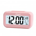 Logo Printed Digital Alarm Clock with Indoor Temperature