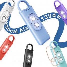 Personal Self-Defense Alarm with Dual Flashing Light Custom Imprinted