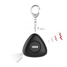 Custom Imprinted Triangle Shaped Safety Alarm With Flashlight